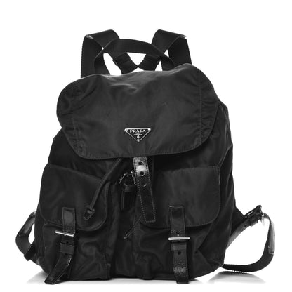 Prada Nylon Vela Medium Backpack Black 1 of 6