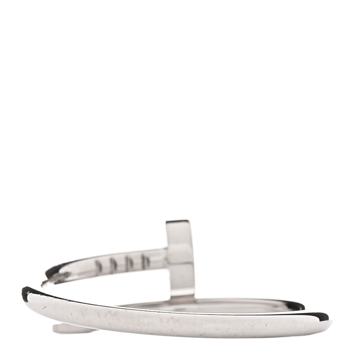 Cartier 18K White Gold Small Juste Un Clou Ring 58 8.5 3 of 5