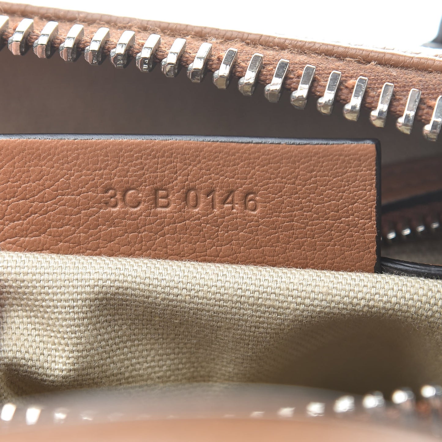 Sugar Goatskin Mini Antigona Caramel