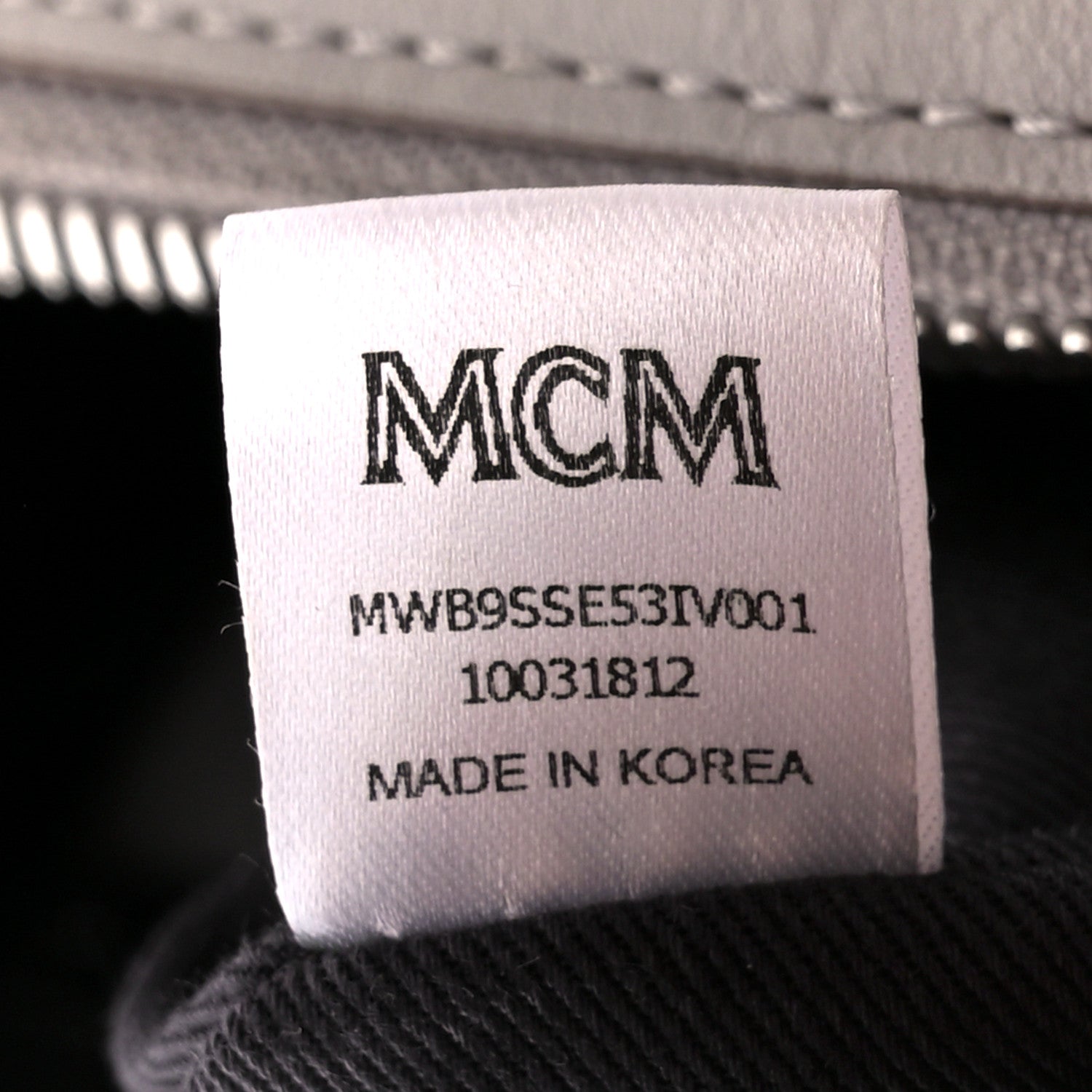 MCM Calfskin Ottomar Monogram Essential Boston Bag Dove 8 of 12