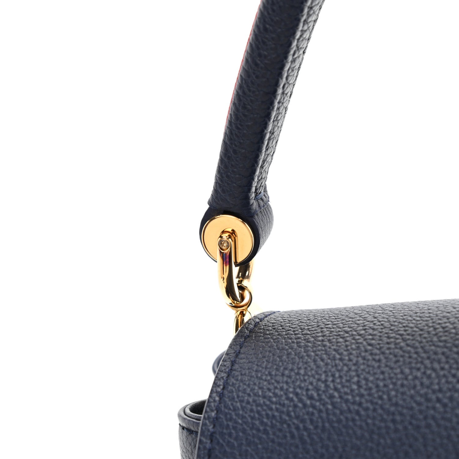 Louis Vuitton Grained Calfskin Monogram Double V Blue Marine 9 of 9