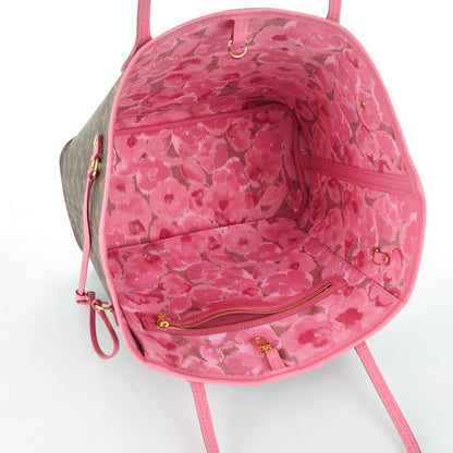Louis Vuitton Monogram Articles de Voyage Ikat Neverfull MM Rose Velours 5 of 7