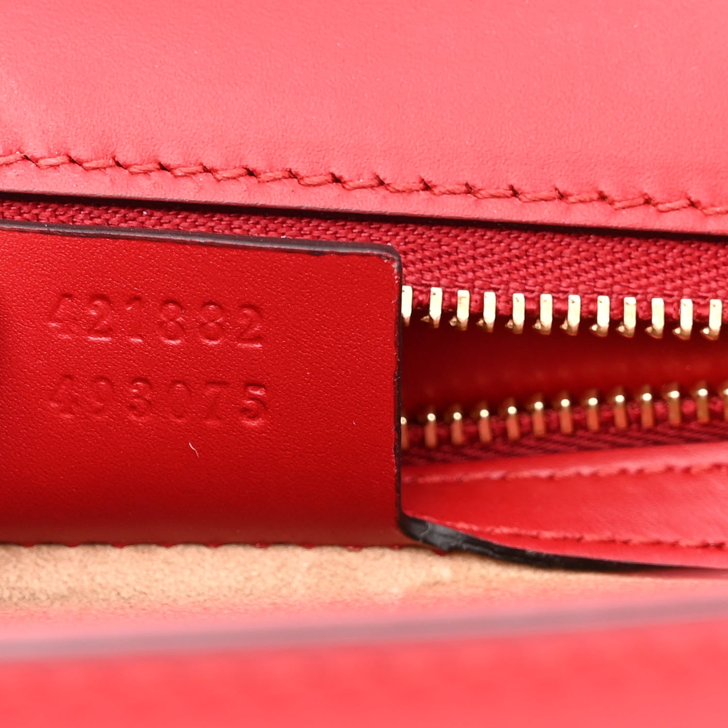 Gucci Calfskin Small Sylvie Shoulder Bag Hibiscus Red 6 of 12