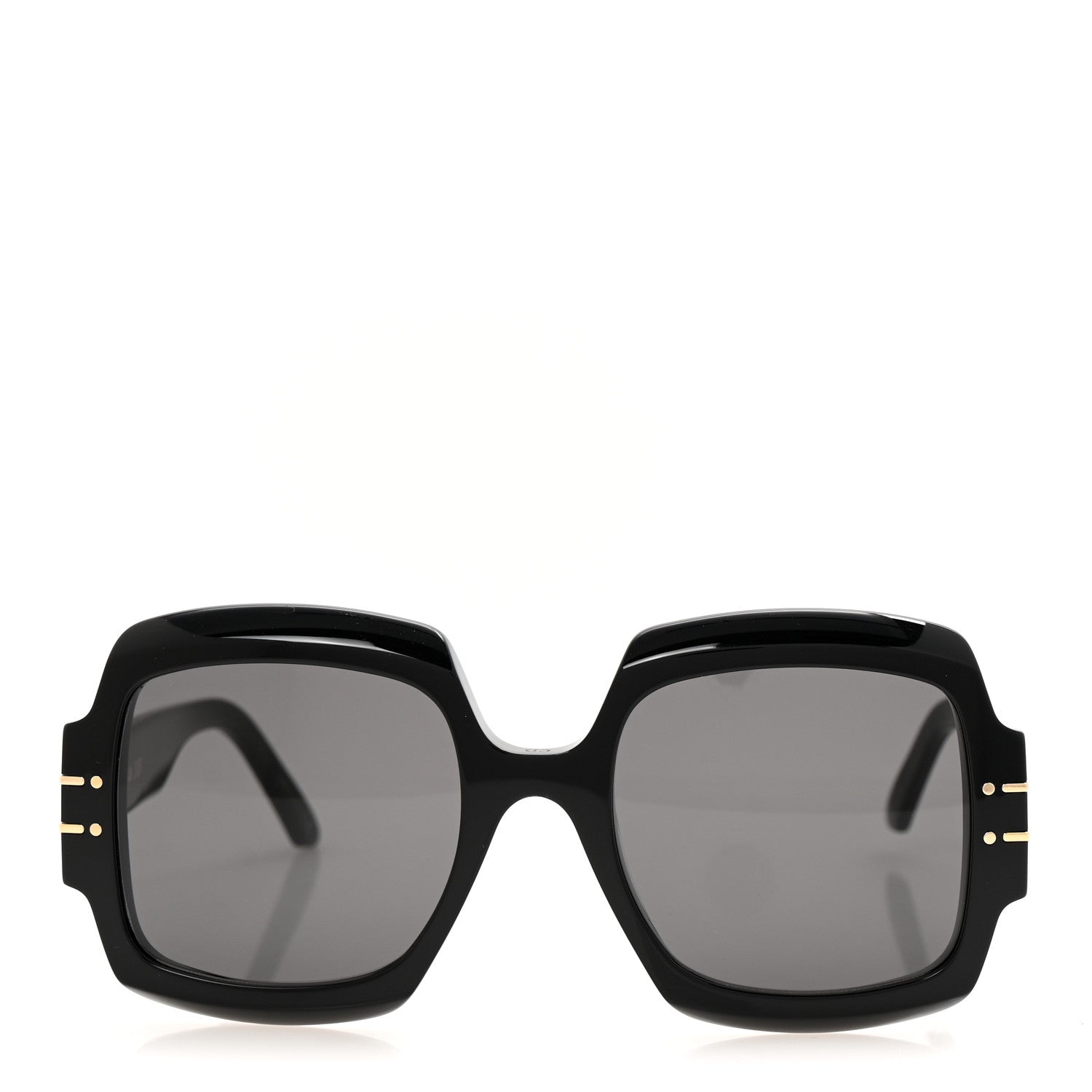 Christian Dior Acetate Diorsignature S1U Square Sunglasses Black 2 of 9