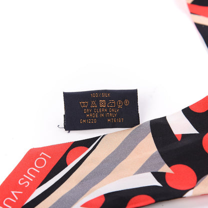 Louis Vuitton Silk Pop Monogram BB Bandeau Red 5 of 5