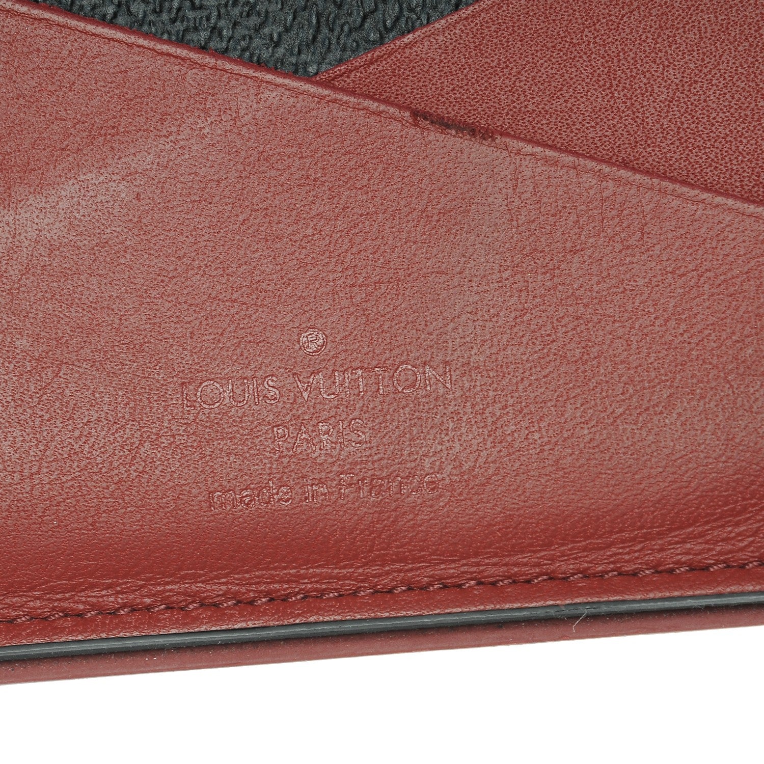 Louis Vuitton Damier Graphite Pocket Organizer Bordeaux 6 of 7