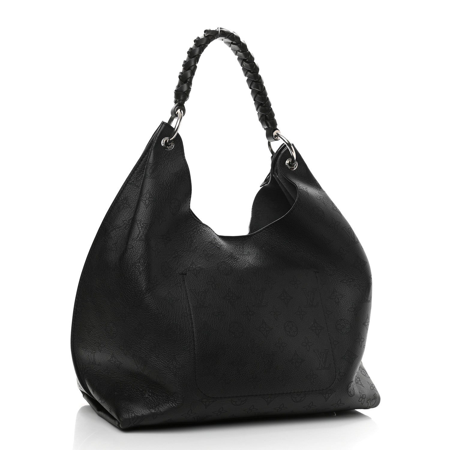 Louis Vuitton Mahina Carmel Hobo Black 3 of 9