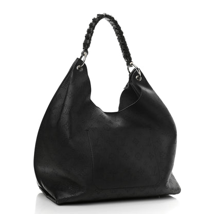 Louis Vuitton Mahina Carmel Hobo Black 3 of 9