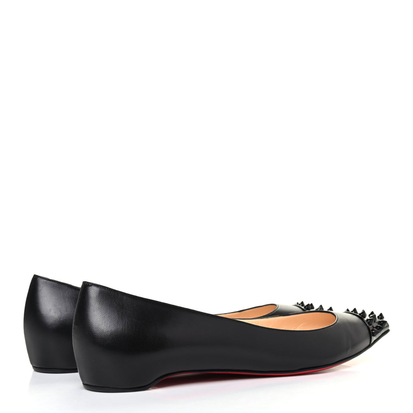 Kid Patent Geo Spike Flats 40.5 Black