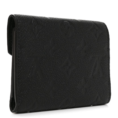 Louis Vuitton Empreinte Victorine Wallet Black 3 of 6