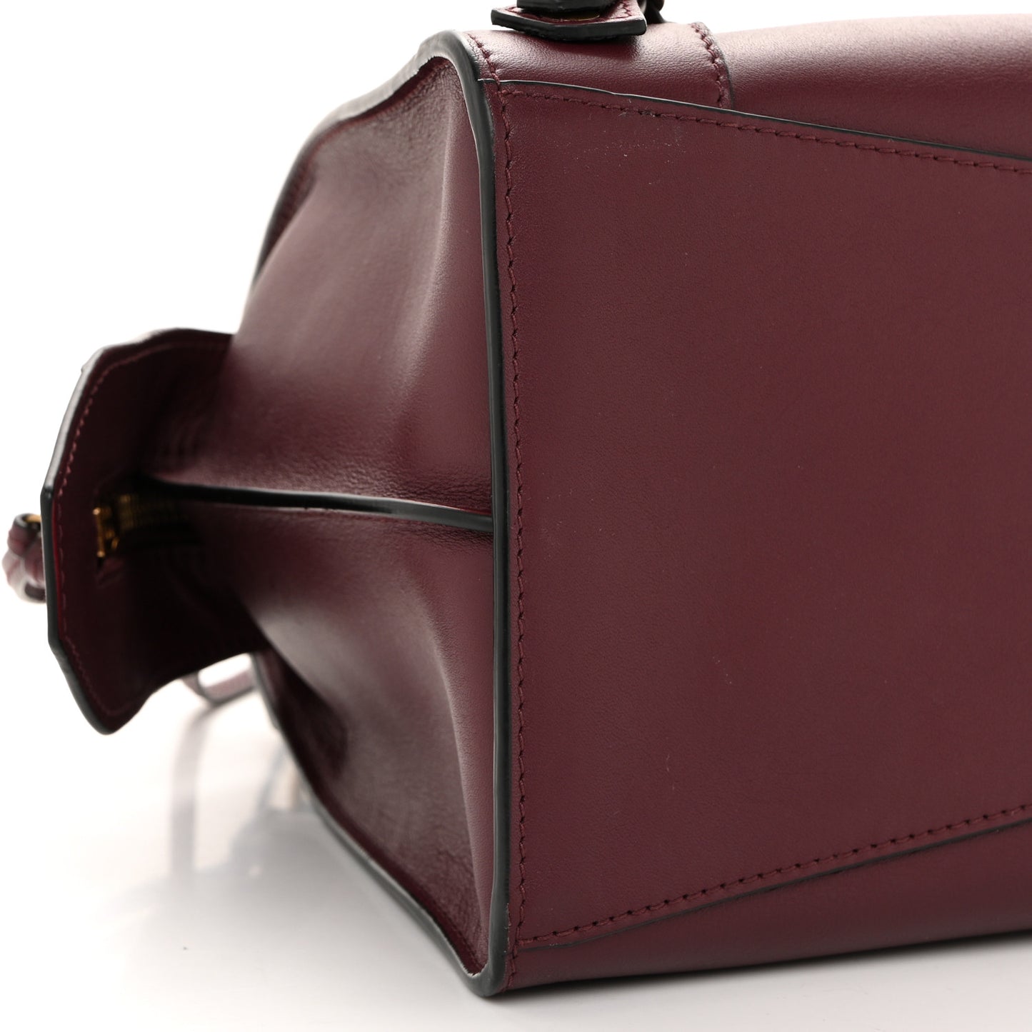 Smooth Calfskin Brass Hardware Neo Classic S City Burgundy