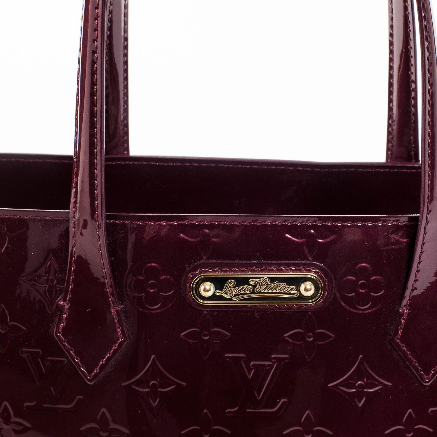 Louis Vuitton Vernis Wilshire MM Rouge Fauviste 4 of 12