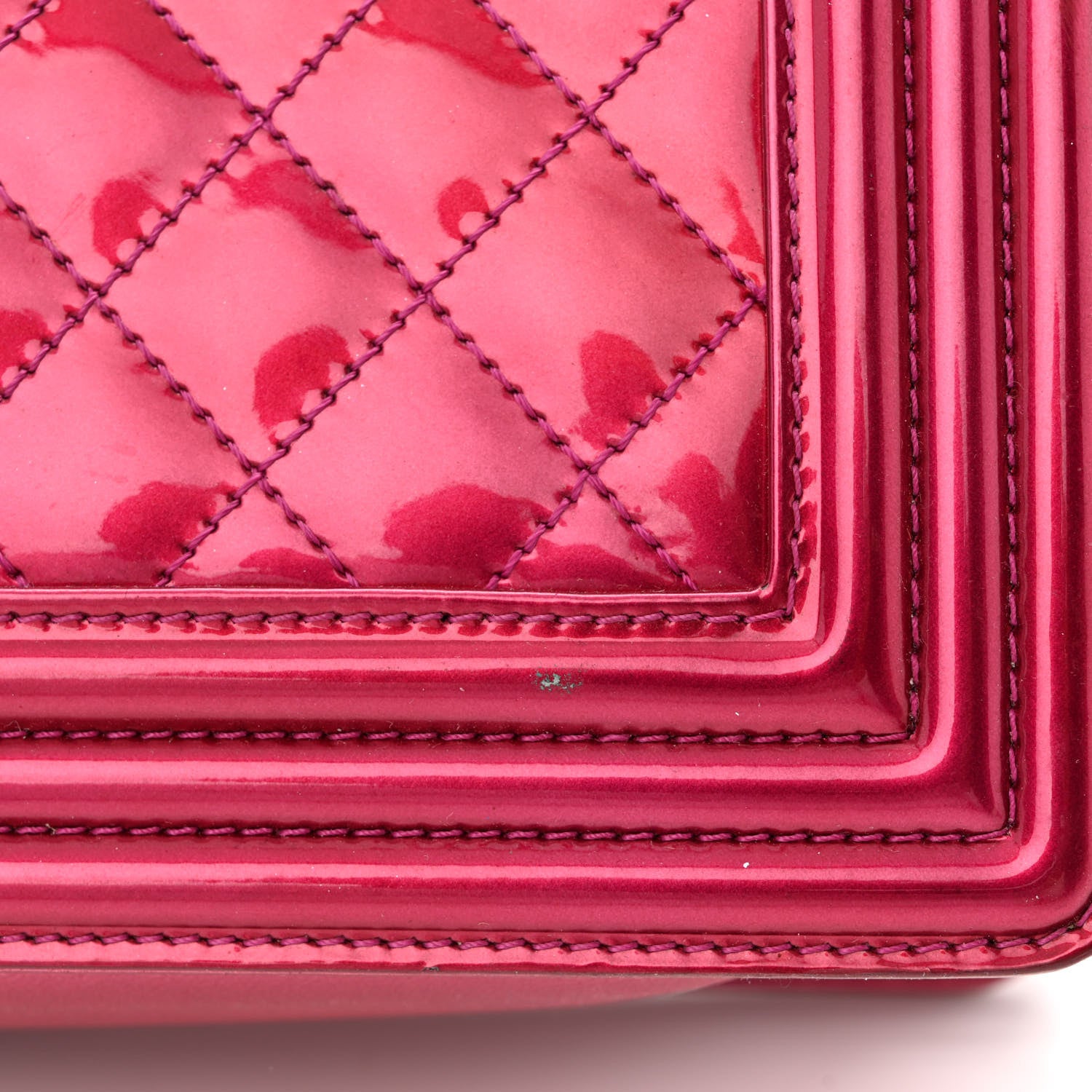 Chanel Quilted Patent Pink 13 of 13