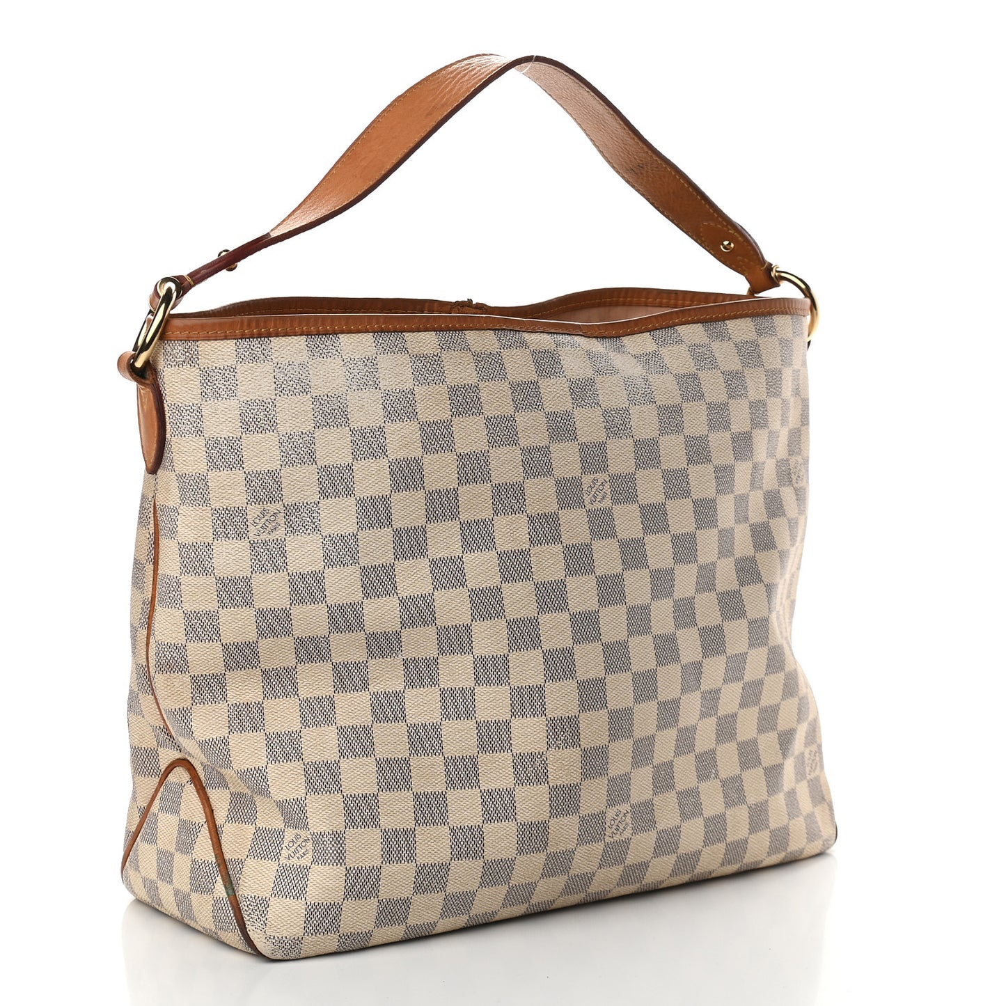 Damier Azur Delightful MM Rose Ballerine