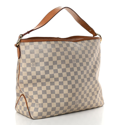 Louis Vuitton Damier Azur Delightful MM Rose Ballerine 4 of 13