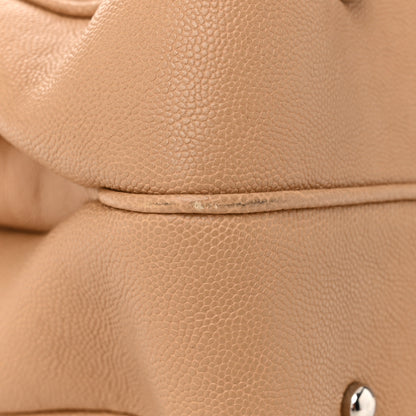 Chanel Caviar Quilted Large Urban Companion Top Handle Shopping Tote Beige 12 of 13