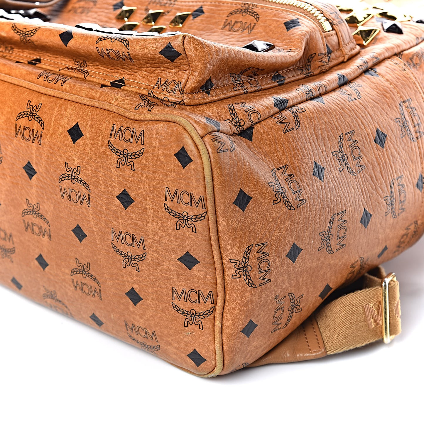 Visetos Studded Medium Stark M Backpack Cognac