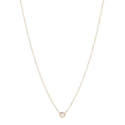 Cartier 18K Yellow Gold Diamond LM D'Amour Pendant Necklace 1 of 5