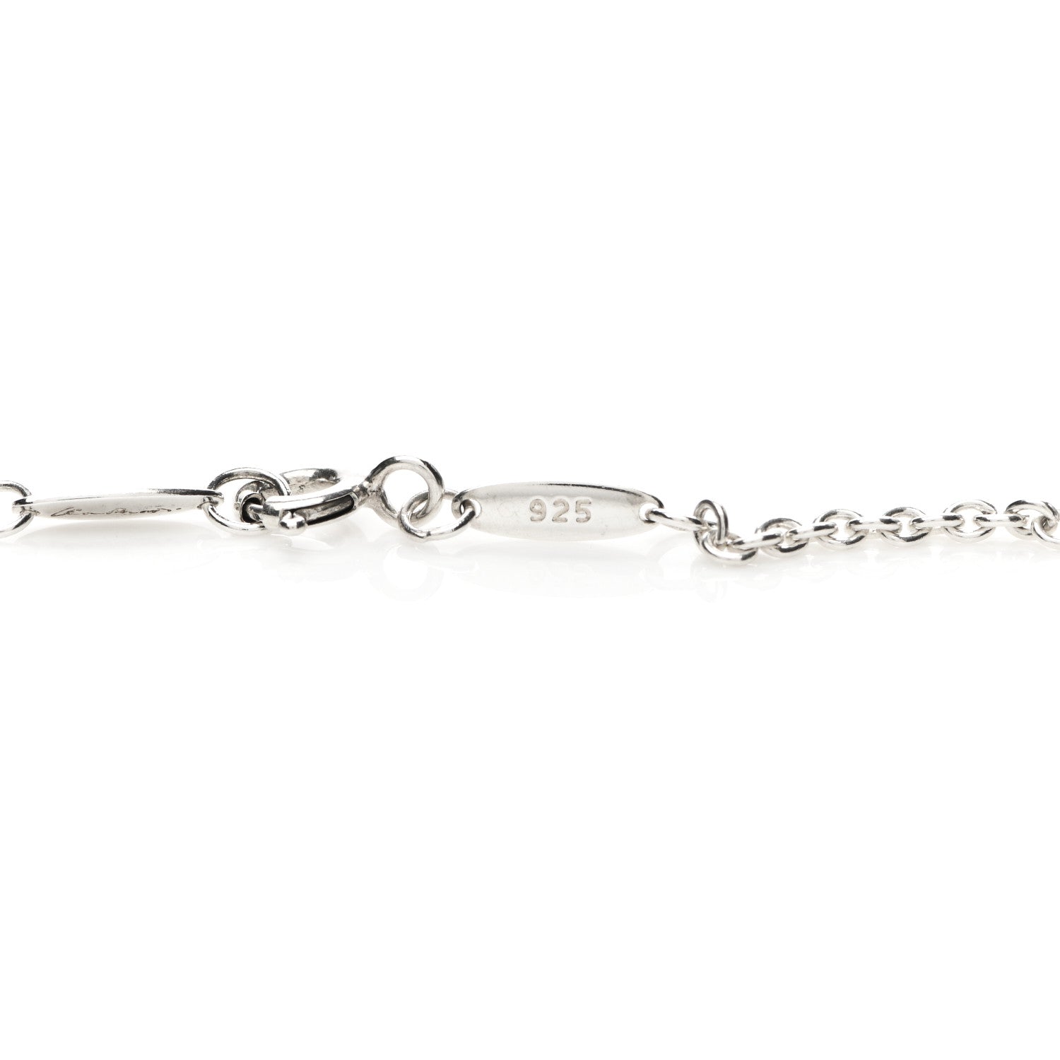 Tiffany Sterling Silver Pearl 8-8.5mm Elsa Peretti Open Heart Lariat Necklace 5 of 7