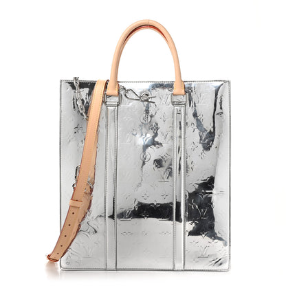 Louis Vuitton Monogram Mirror Sac Plat NM Silver 1 of 17