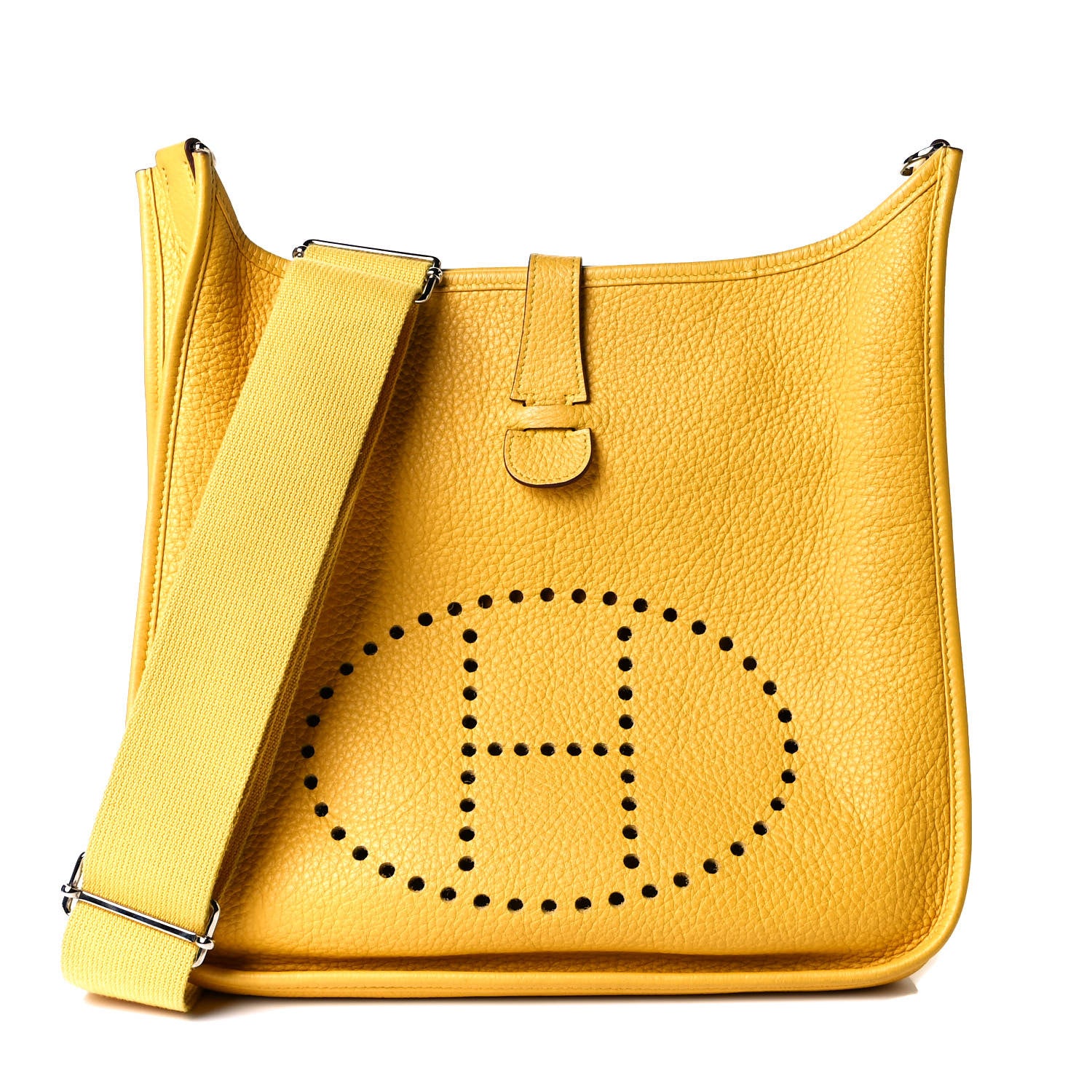 Hermes Taurillon Clemence Evelyne III GM Soleil 1 of 7