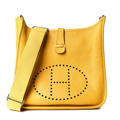 Hermes Taurillon Clemence Evelyne III GM Soleil 1 of 7