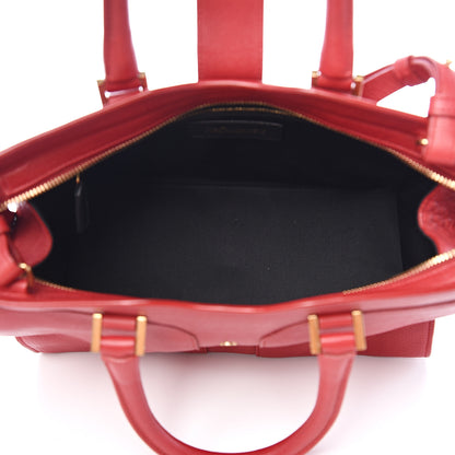 Saint Laurent Sheepskin Small Cabas ChYc Rouge Orient 4 of 9