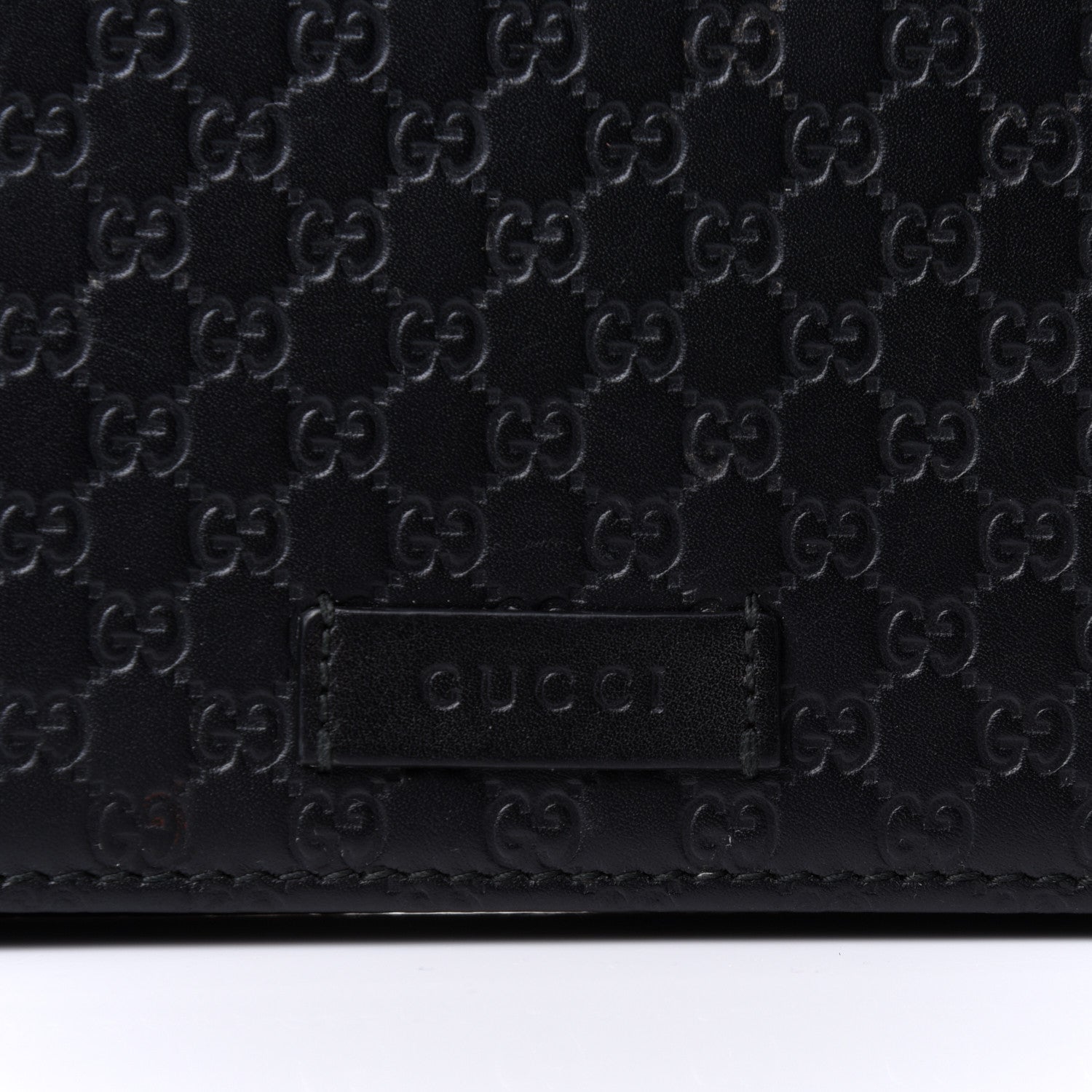Gucci Microguccissima Crossbody Wallet Black 7 of 11