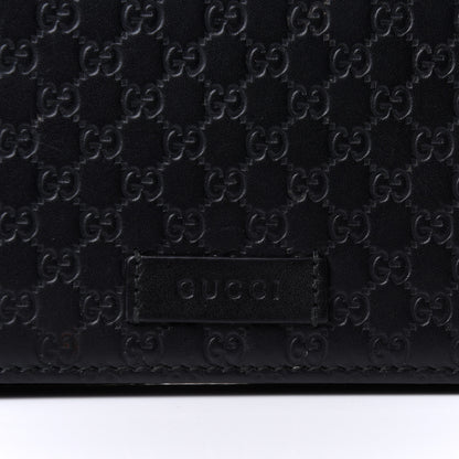 Gucci Microguccissima Crossbody Wallet Black 7 of 11