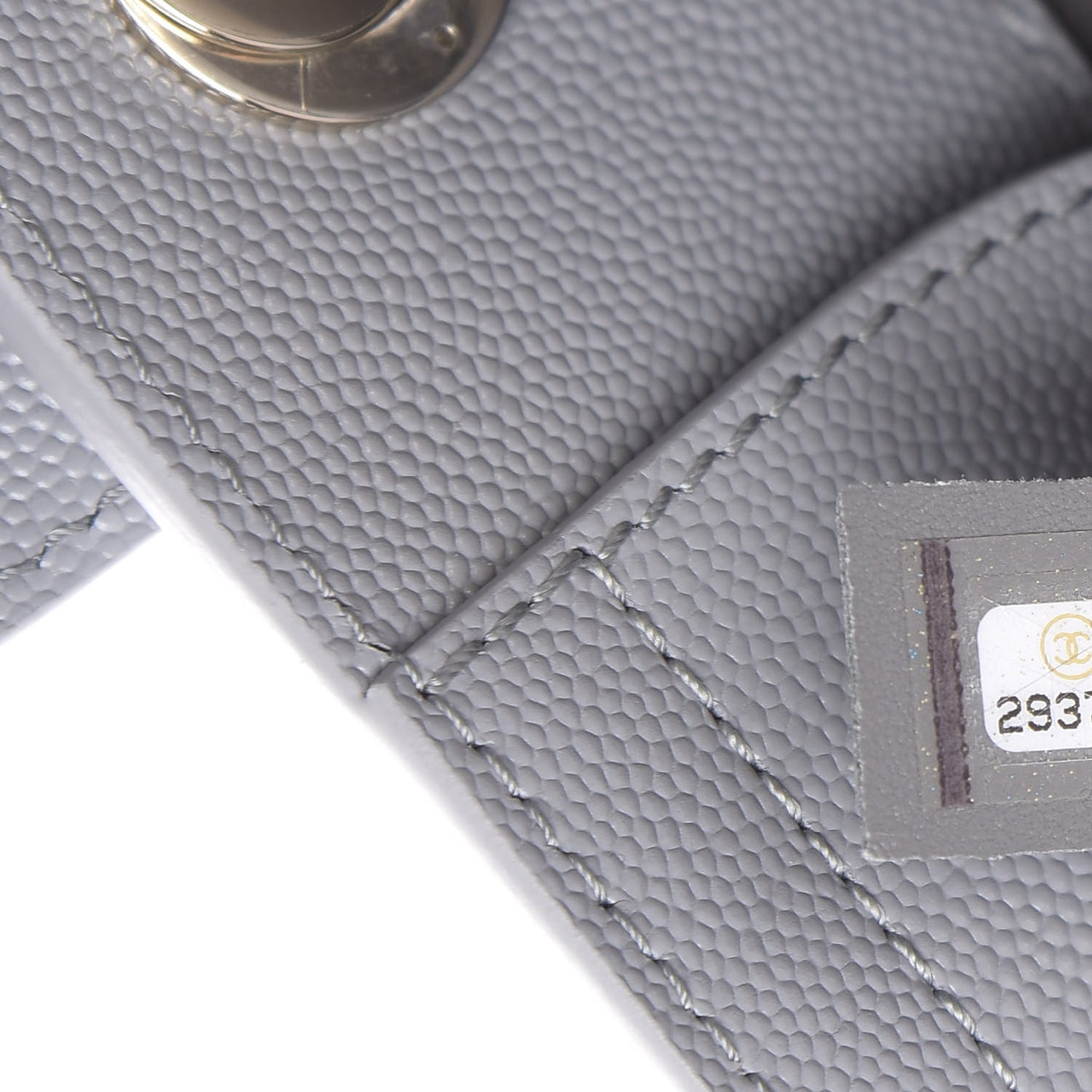 Caviar Studded Small Deauville Tote Grey