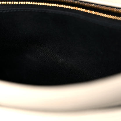 Saint Laurent Lambskin Quilted Small Becky Chain Bag Blanc Vintage 13 of 21