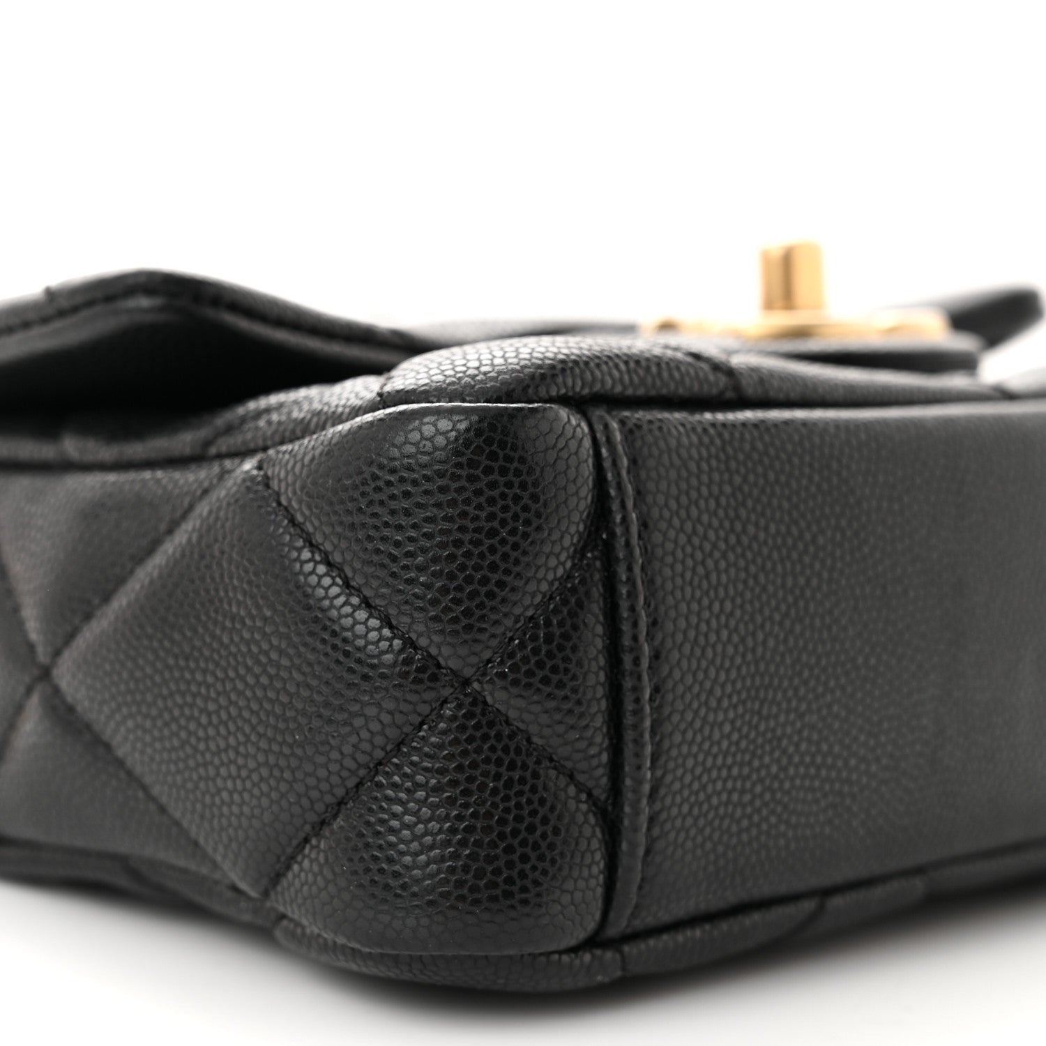 Chanel Caviar Quilted Mini Twist Your Buttons Flap Black 9 of 11