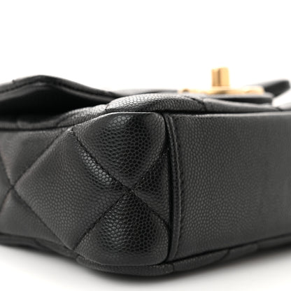 Chanel Caviar Quilted Mini Twist Your Buttons Flap Black 9 of 11