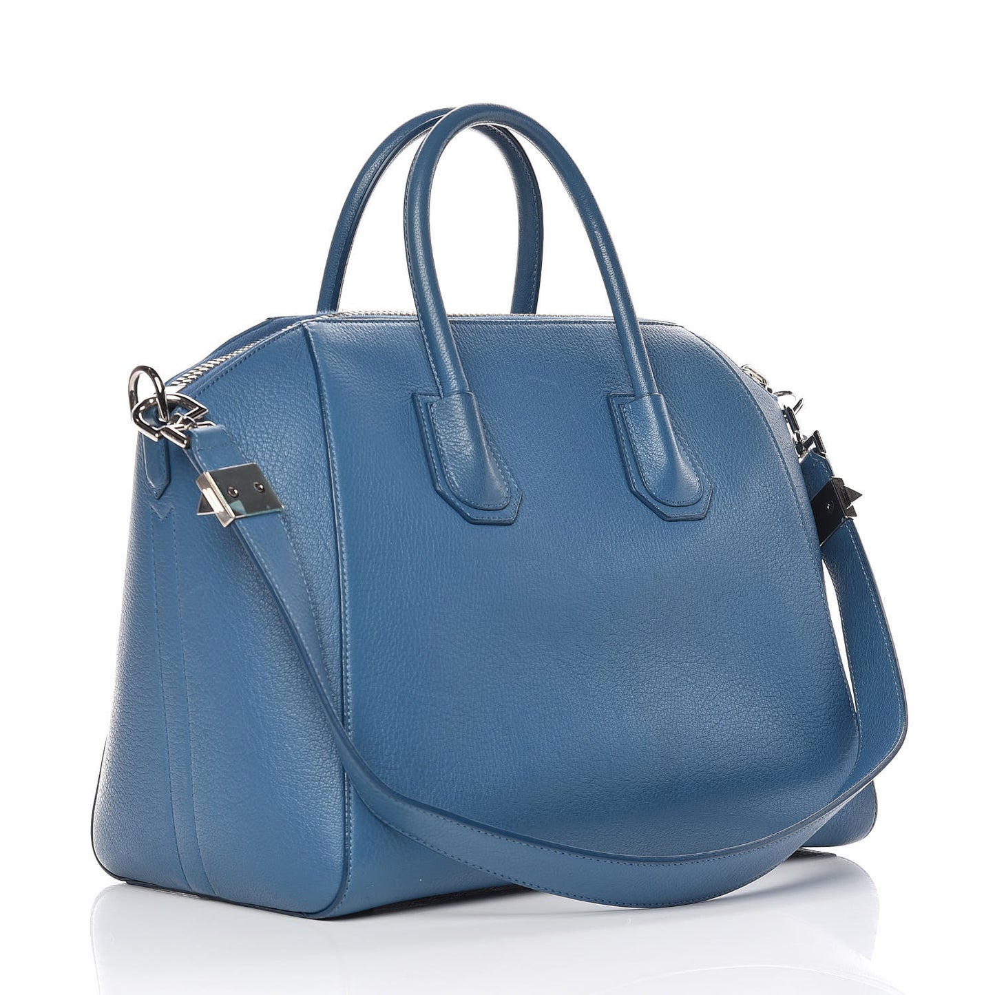 Sugar Goatskin Medium Antigona Medium Blue