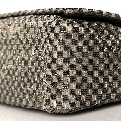 Christian Dior Calfskin Beaded Small Caro Bag Grey 6 of 9
