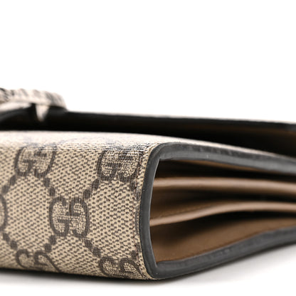 Gucci GG Supreme Monogram Mini Dionysus Chain Wallet Beige Taupe 10 of 14