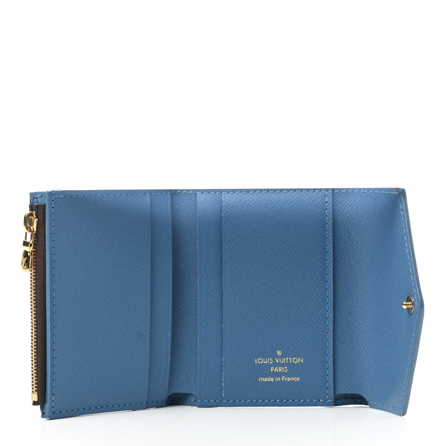 Monogram Zoe Wallet Blue Jean