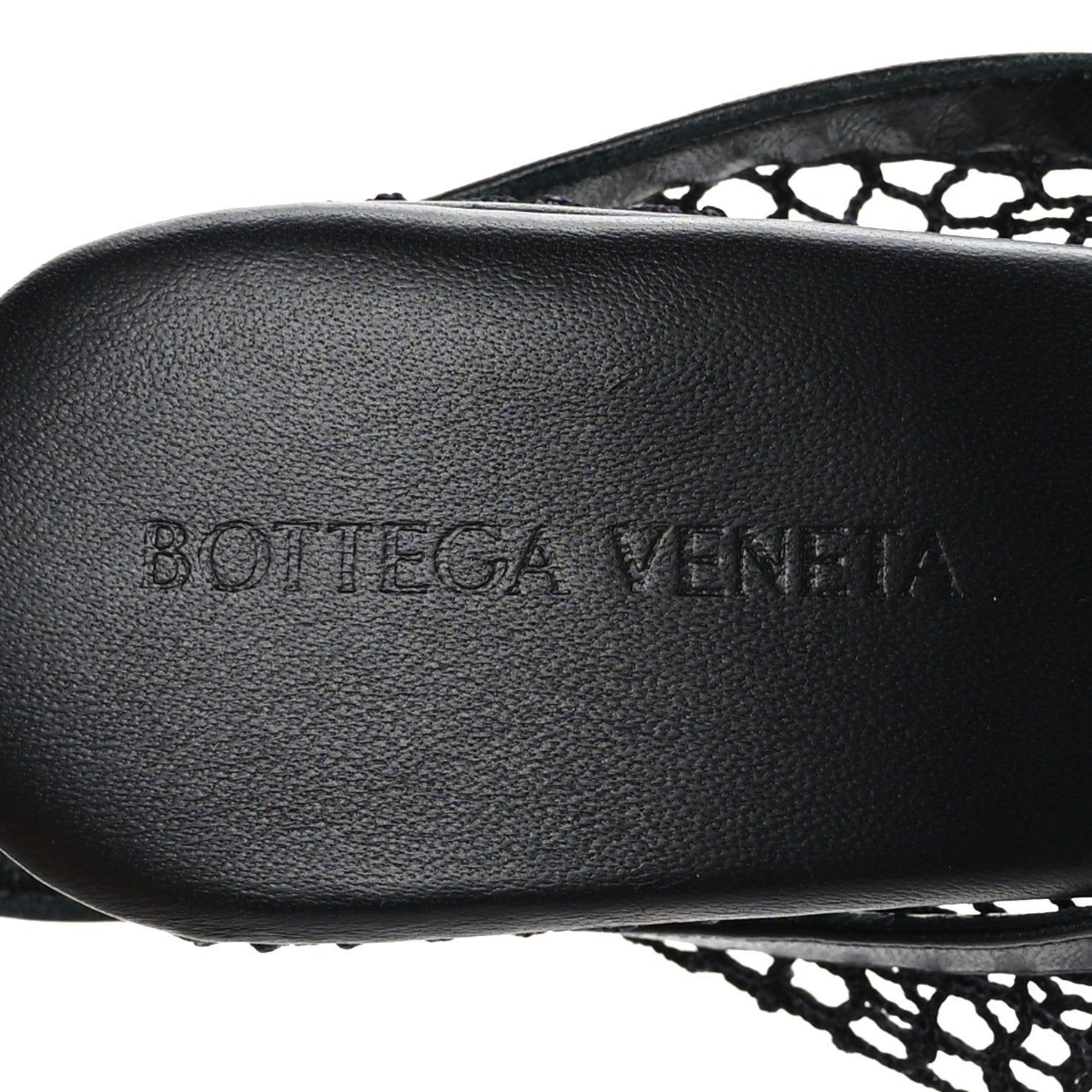 Bottega Veneta Mesh Nappa Chunky Chain Sandals 39 Black 6 of 7