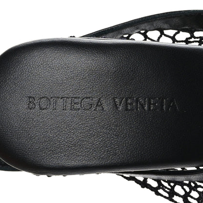 Bottega Veneta Mesh Nappa Chunky Chain Sandals 39 Black 6 of 7