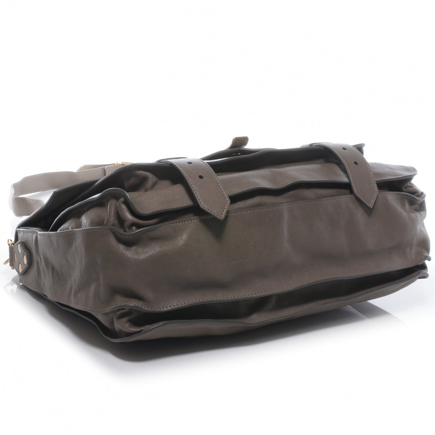 Lambskin PS1 Large Satchel Smoke
