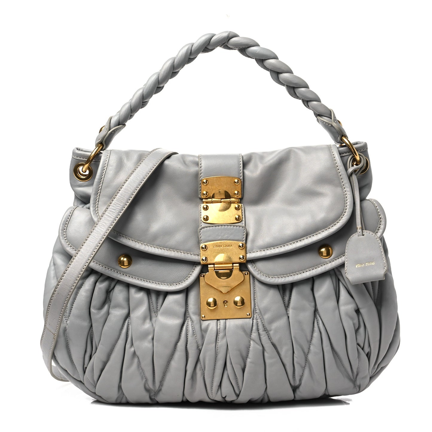 Nappa Matelasse Coffer Hobo Nube