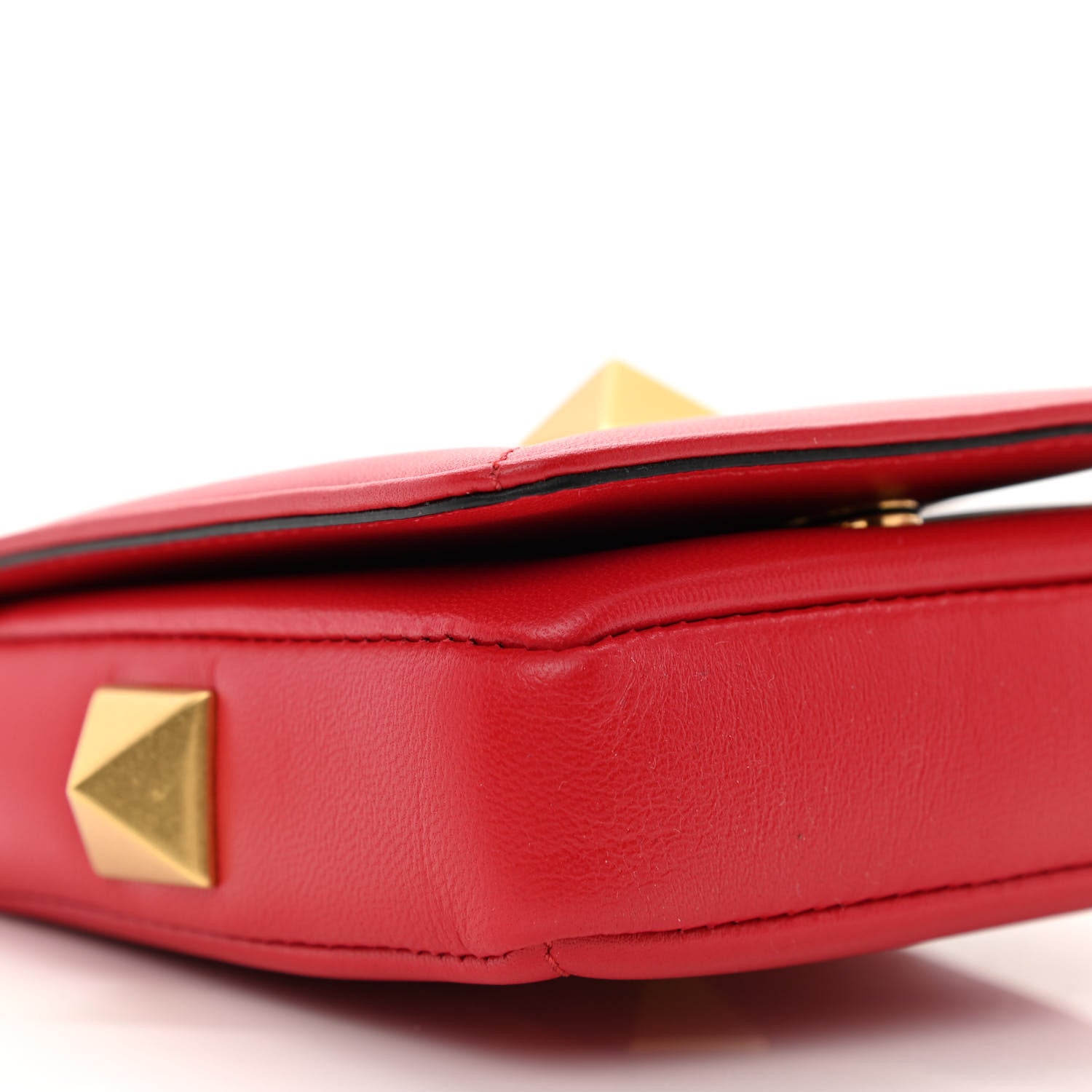 Valentino Garavani Nappa Mini Roman Stud Chain Bag Rouge Pur 8 of 9
