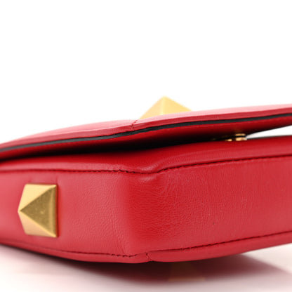 Valentino Garavani Nappa Mini Roman Stud Chain Bag Rouge Pur 8 of 9