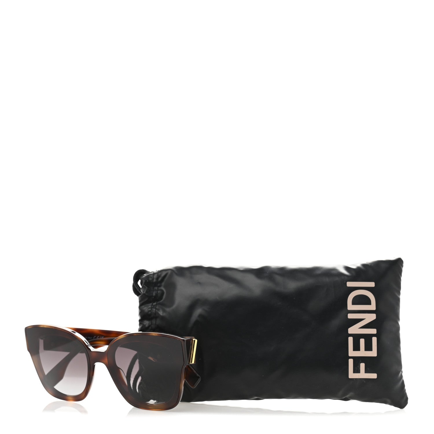 Fendi Acetate Fendi First Sunglasses FE40098I Havana 9 of 9