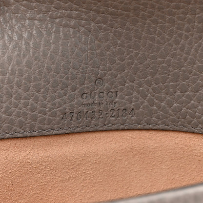 Gucci Dollar Calfskin Crystal Super Mini Dionysus Shoulder Bag Dusty Grey Black Diamond 6 of 14