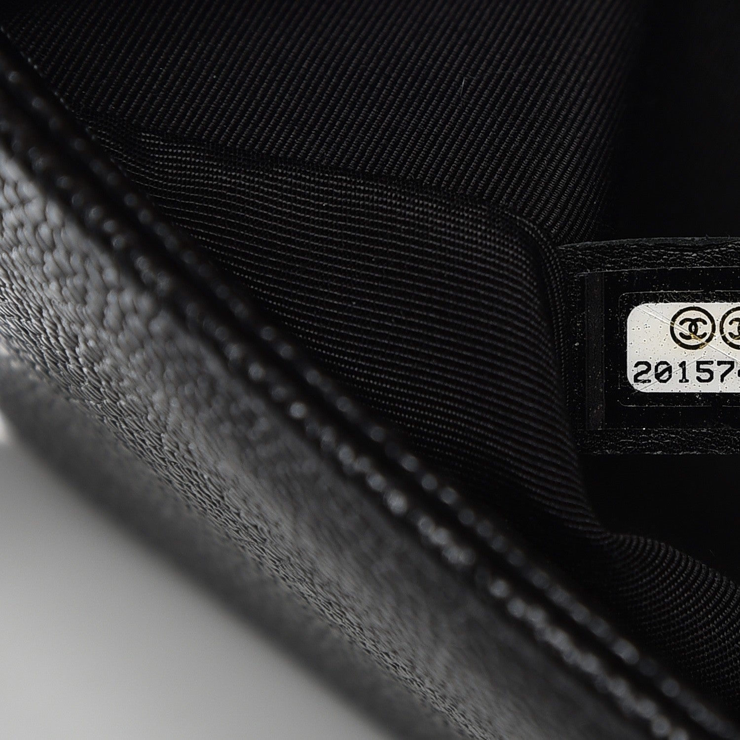 Chanel Caviar Quilted Medium Boy Flap Black 7 of 7