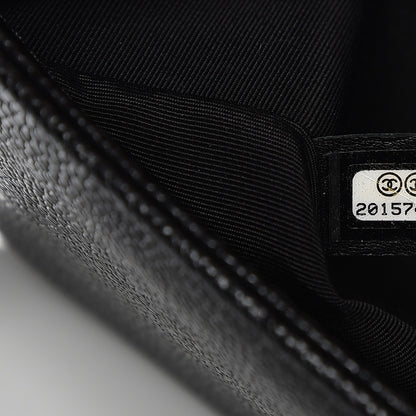 Chanel Caviar Quilted Medium Boy Flap Black 7 of 7
