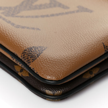 Louis Vuitton Reverse Monogram Giant Double Zip Pochette 8 of 9