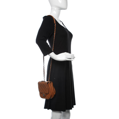 Chanel Suede Coco Twin Small Flap Marron 2 of 15