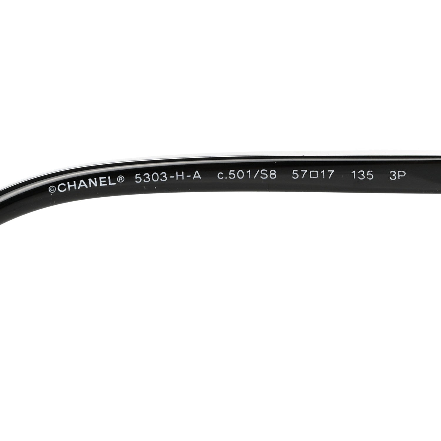 Chanel Pearl Polarized Square Sunglasses 5303-H Black 2 of 7